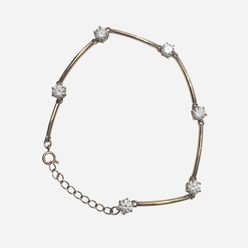 100% Authentic Swarovski Constella Bracelet Rose Gold No Box